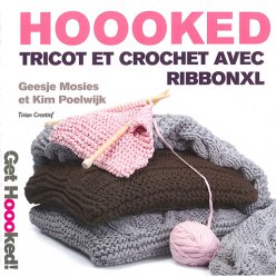 livre hoooked tricot et crochet avec ribbonxl