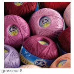 Fil coton pour crochet et tricot Pétra gr.8