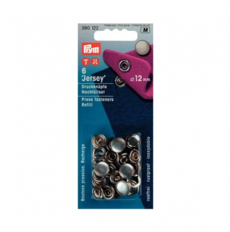 boutons pression jersey recharges nacre 12mm x 6