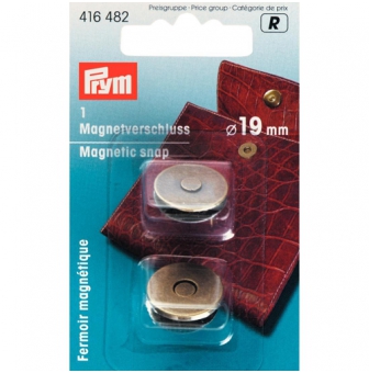 fermoir magnetique 19mm laiton