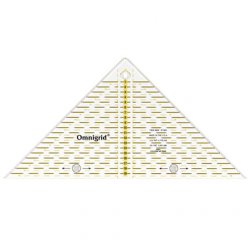 Règle triangle 1/4 - 16,5x16,5x23,5cm pour Patchwork