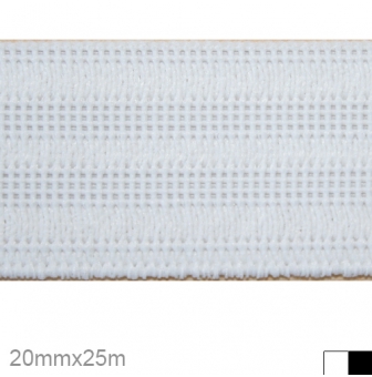 elastique gaufre 20 mm x 25m