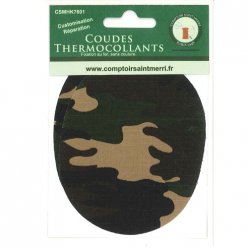 Coudes thermocollants Fantaisies Camouflage
