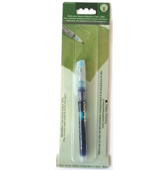 stylo effacable a l eau  bleu ou blanc