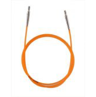 cables pour aiguilles knit pro orange 80 cm 5680 cm