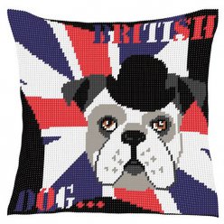 Kit coussin demi-point - British dog