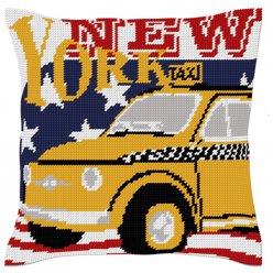 kit coussin demi point  new york taxi