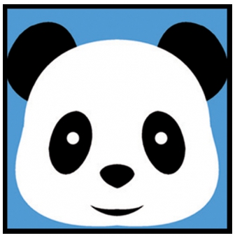 kit canevas soudan enfant panda