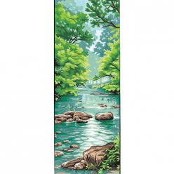 canevas penelope antique la riviere 25x60cm