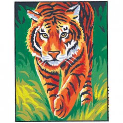 kit canevas le tigre 20x25cm