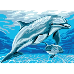canevas antique 3250 dauphins