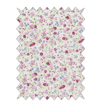 tissu en coton roses coupon 100x70 cm