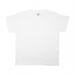 T-shirt en coton blanc Taille enfant 6 ans (116 cm)