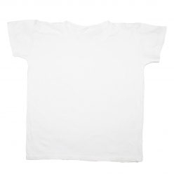 t shirt en coton blanc taille enfant 8 ans 128 cm