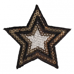 motif thermocollant star 6 cm o