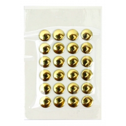clou rond thermocollant 8mm dore 24 pieces