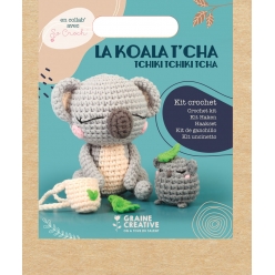 Kit Amigurumi crochet Koala 12,5 cm