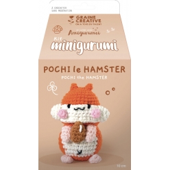 Kit MINI Amigurumi Hamster 10 cm