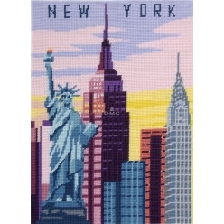 canevas penelope imprime new york 40 x 52 cm