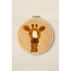 kit punch needle gift of stitch georgette la girafe