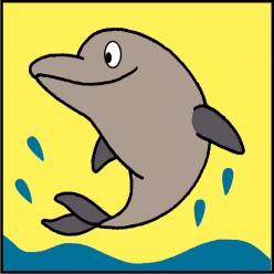 kit canevas soudan le dauphin 20x20cm